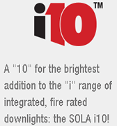 Aurora SOLA i10 Integrated Fire Rated Downlights